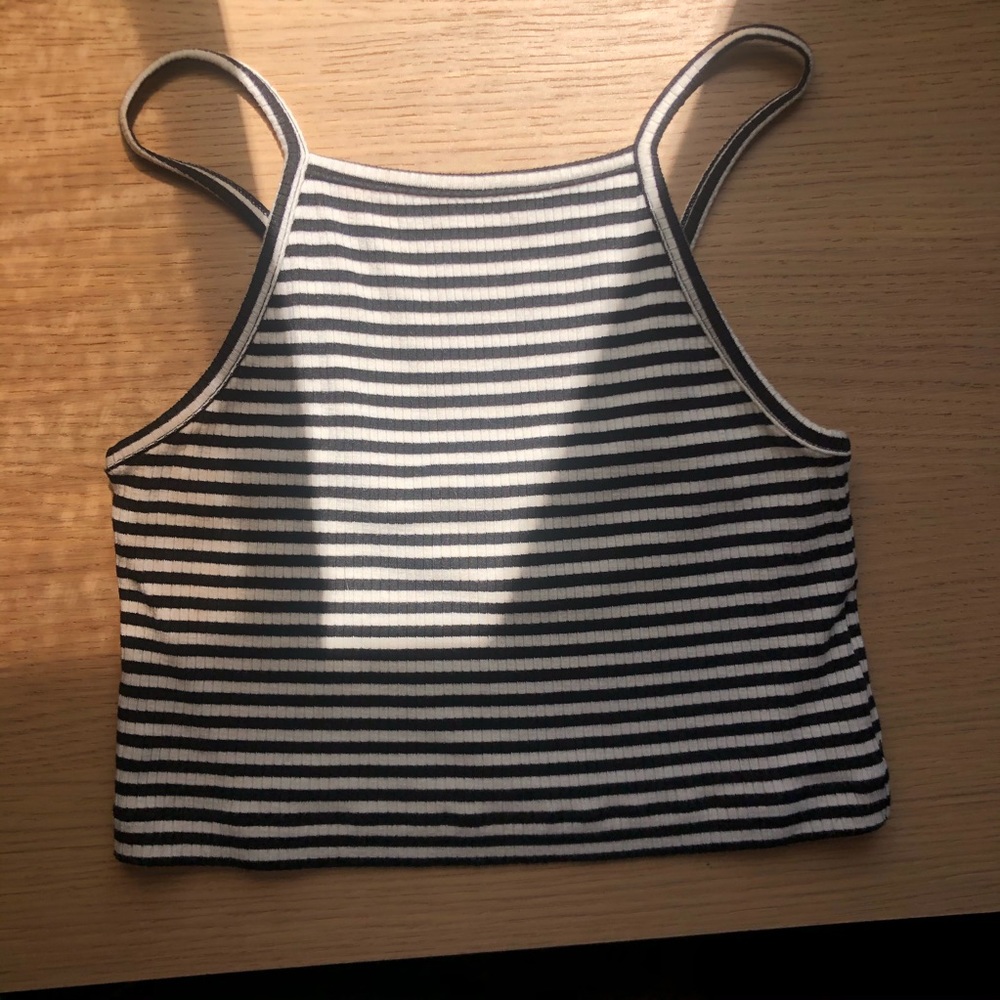 Striped Crop Top